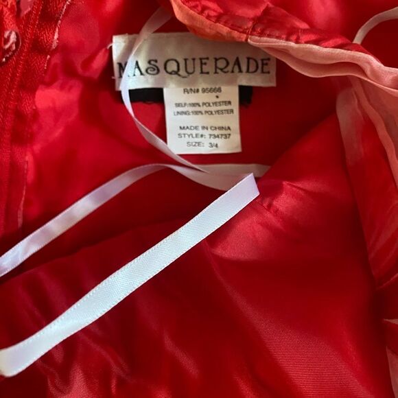 Masquerade 3/4 Hi Lo Dress - Picture 6 of 8